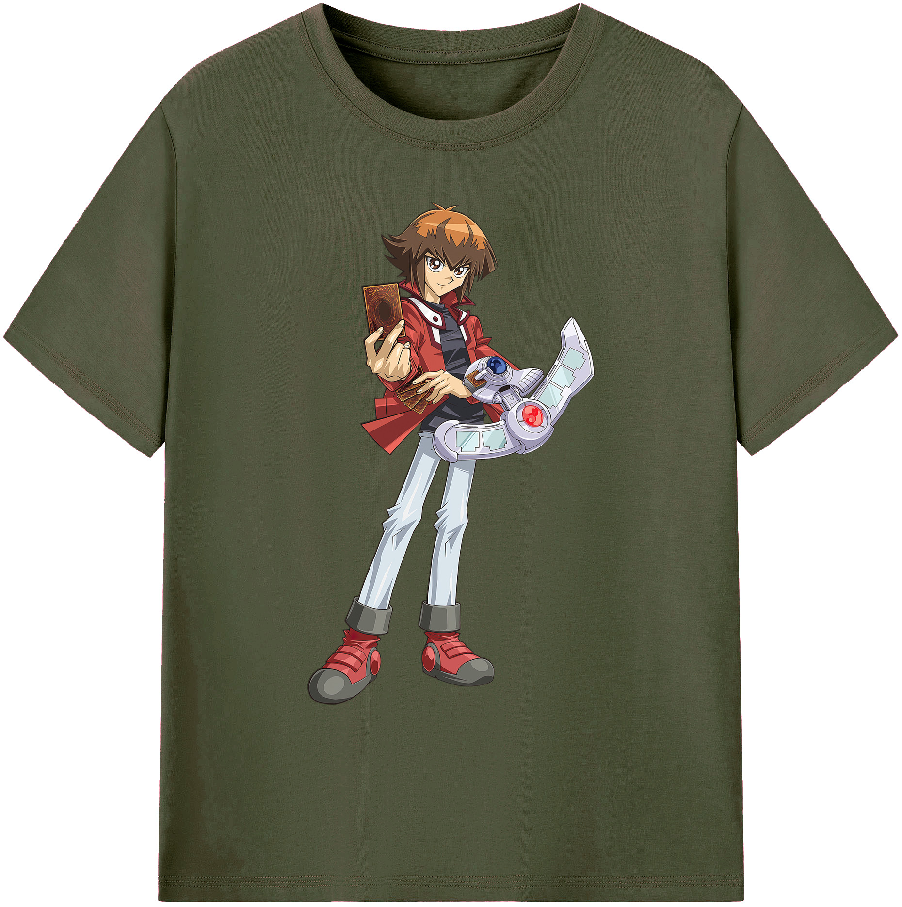 （画像用） 遊☆戯☆王 Yu-Gi-Oh! 綿100％ メンズ半袖Tシャツ｜肌触りやわらか＆通気性